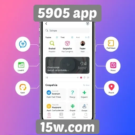 Exploração das funcionalidades do site 5905 app